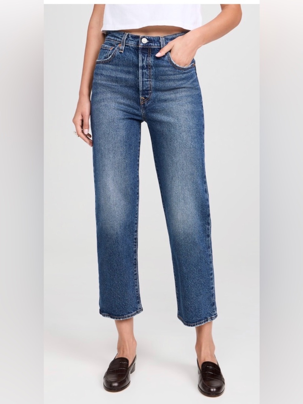 Levi’s Ribcage straight ankle Jean
